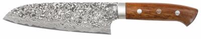 COUTEAU ARTISANAL JAPONAIS SANTOKU 18 CM DE TAKESHI SAJI