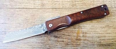 COUTEAU PLIANT JAPONAIS HIGONOKAMI SUMINAGASHI