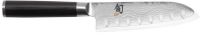 COUTEAU SANTOKU 18 CM A LAME ALVEOLEE KAI