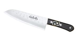 COUTEAU ARTISANAL SHIGEKI GAMME TSUCHIME - SANTOKU 180 MM