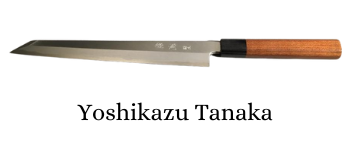 Couteau japonais artisanal par Yoshikazu Tanaka
