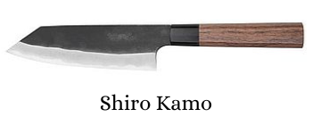 Couteau japonais artisanal Shiro Kamo