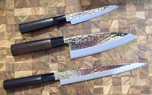 SET DE 3 COUTEAUX JAKU HAMMERED
