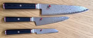 SET DE 3 COUTEAUX DE CUISINE JAPONAIS MIYABI 5000DP