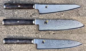 SET DE 3 COUTEAUX JAPONAIS MIYABI 5000MCD67 UTILITAIRE - SANTOKU - CHEF