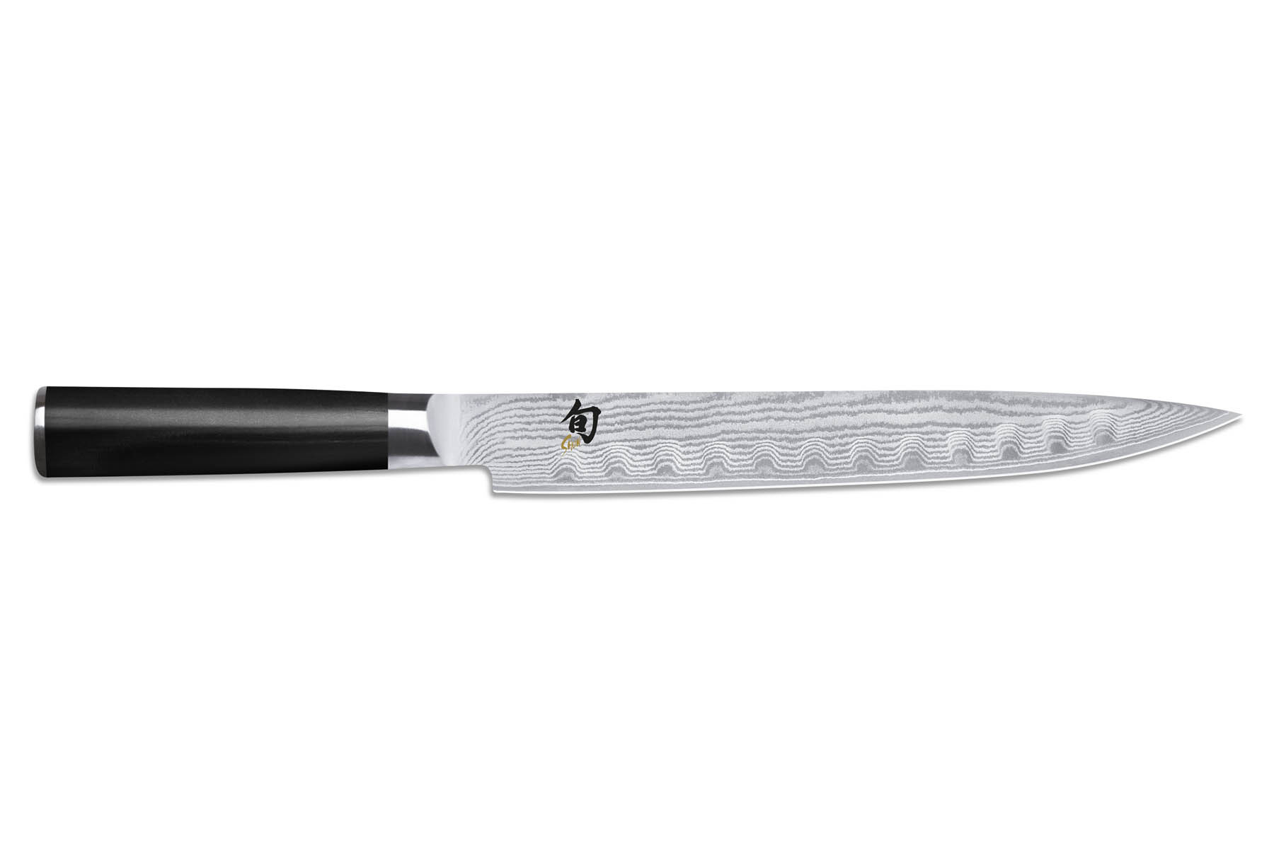 Couteau japonais Kai Shun Classic - couteau trancheur 23 cm lame alvole