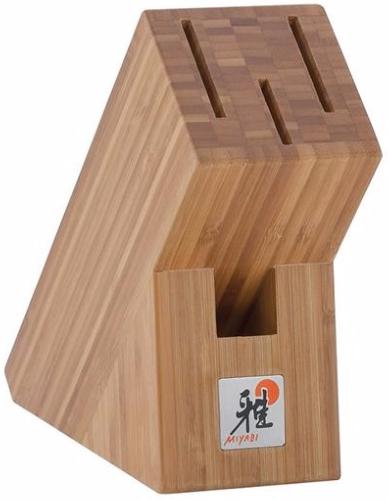 BLOC DE COUTEAUX EN BAMBOU MIYABI - 3PIECES