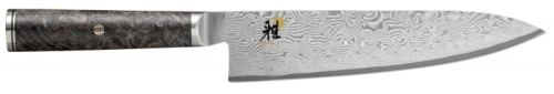 COUTEAU DE CUISINE JAPONAIS MIYABI 5000MCD 67 CHEF 20 CM MIYABI BLACK