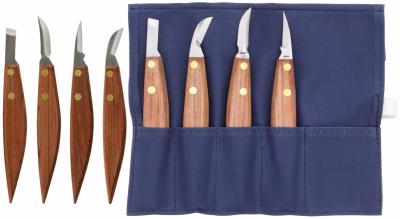 SET DE 4 COUTEAUX A SCULPTER JAPONAIS