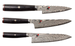 SET DE COUTEAUX DE CUISINE JAPONAIS MIYABI 5000FCD "FORME EUROPÉENNE"