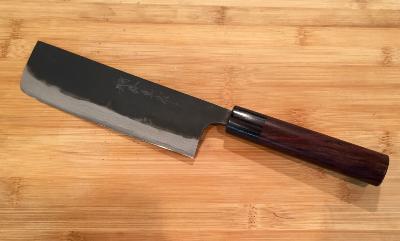 COUTEAU JAPONAIS MASAKAGE GAMME ANRYU KUROUCHI NAKIRI 16.5 CM