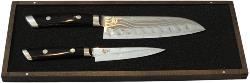 COFFRET 2 COUTEAUX KAI KAJI DAMAS