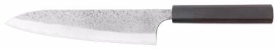 COUTEAU JAPONAIS ARTISANAL RYUZO GAMME KURO CHEF 210 MM