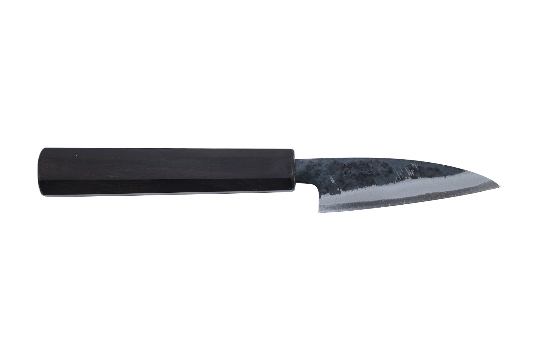 Couteau japonais artisanal Hatsukokoro Sumi Blue2 - Couteau petty 8 cm
