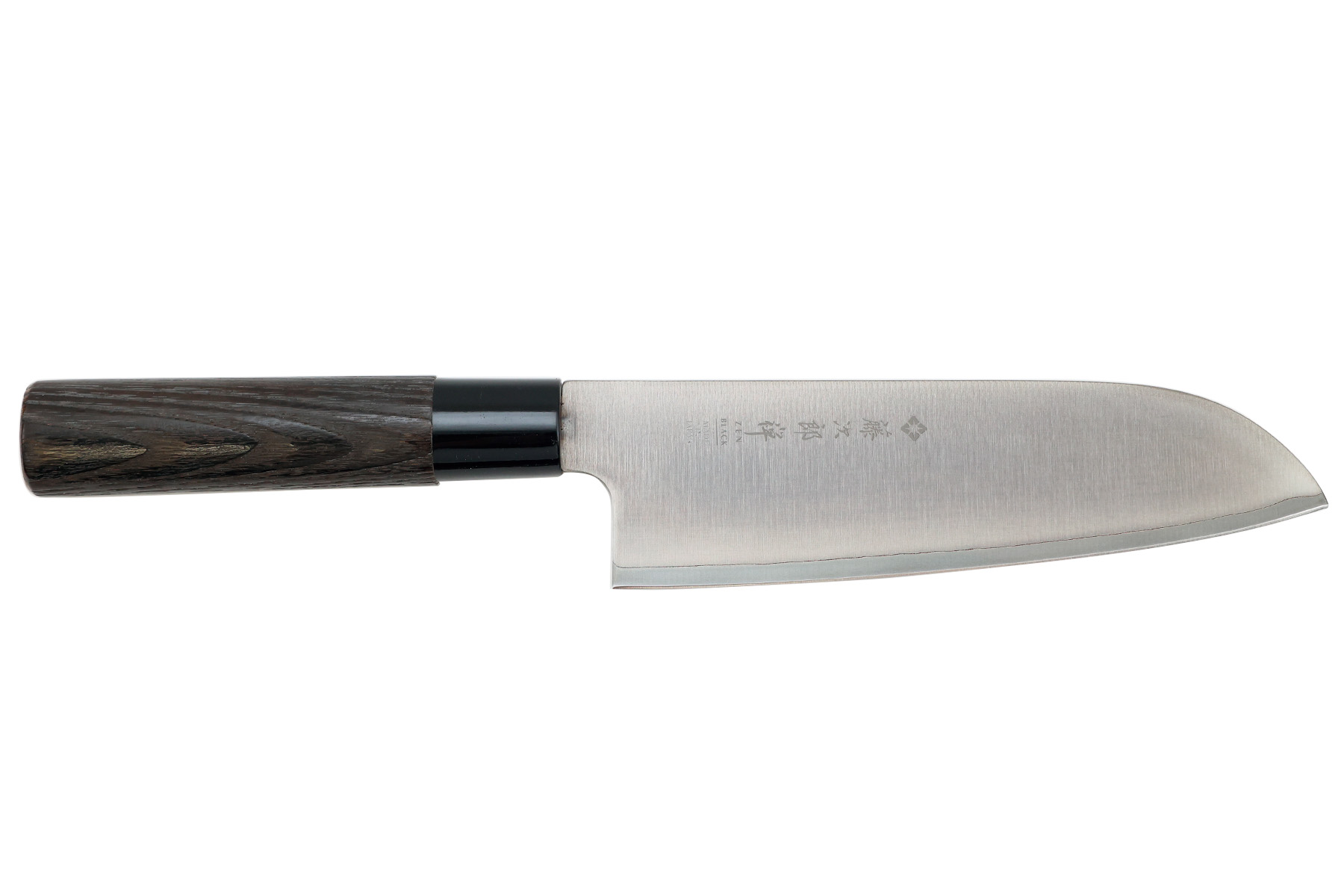 Couteau japonais Zen Black Tojiro Santoku 17 cm