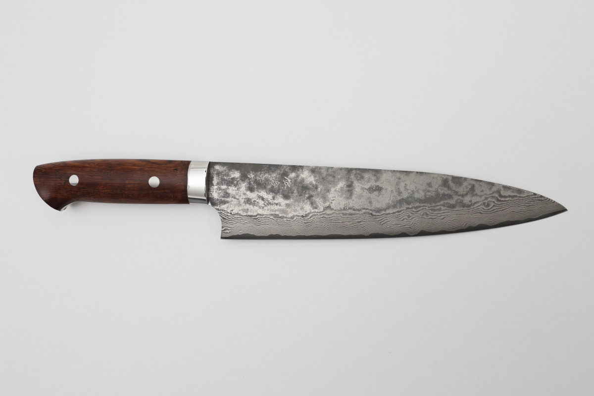 Couteau artisanal japonais Chef 21 cm de Takeshi Saji