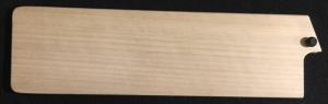 Saya traditionnel en bois pour couteau japonais nakiri 18 cm