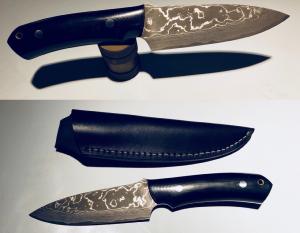 Couteau fixe japonais artisanal "Saji" - VG10 - j19862