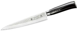 Couteau de cuisine Japonais Tamahagane Hammered 21 cm sujihiki