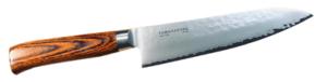 Couteau de cuisine japonais Tamahagane Tsubame pakkawood - chef 18 cm