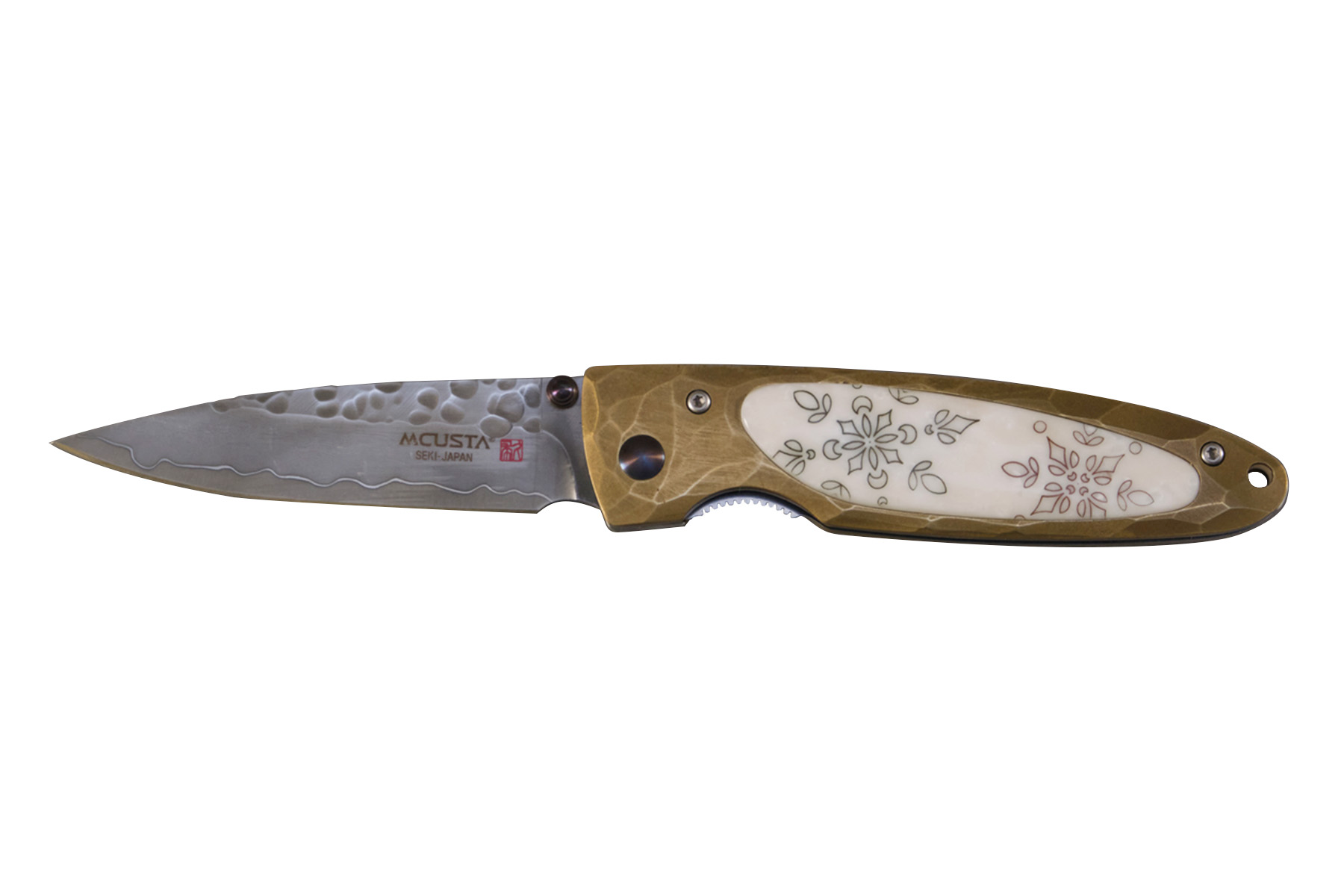 Couteau Mcusta MCPV-001 - Cristal de neige - édition limitée Platinium Label
