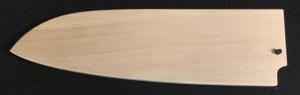 Saya traditionnel en bois pour couteau japonais santoku 18 cm