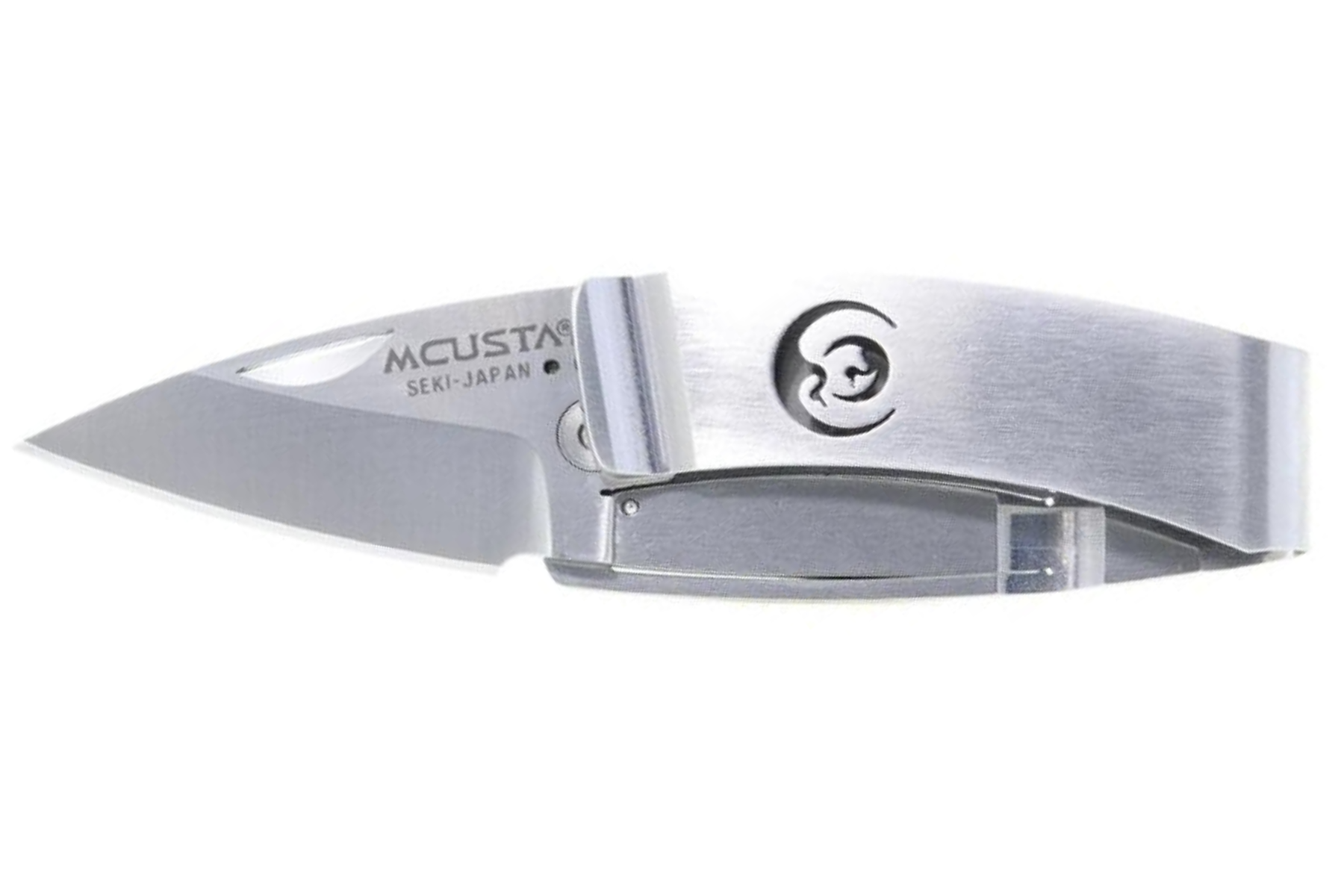 Couteau japonais Mcusta Kamon motif crâne - manche 7,5 cm