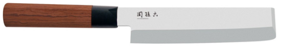 Couteau japonais Kai Seki Magoroku nakiri 16,5 cm - pakkawood