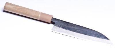 Couteau santoku artisanal japonais Kuro Ochi - 165 mm