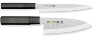 Set de 2 couteaux Kai Séki Magoroku Kinju spécial poisson (droitier)