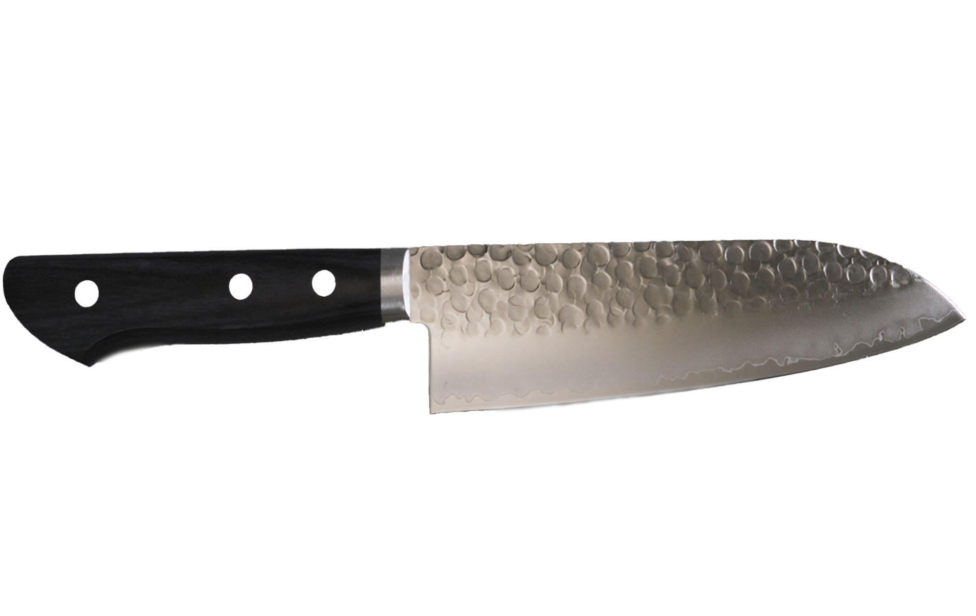 Couteau japonais Kane Tsune VG10 martelé - Couteau santoku 16,5 cm