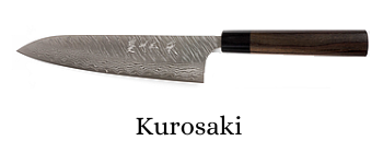 Couteau japonais artisanal Kurosaki