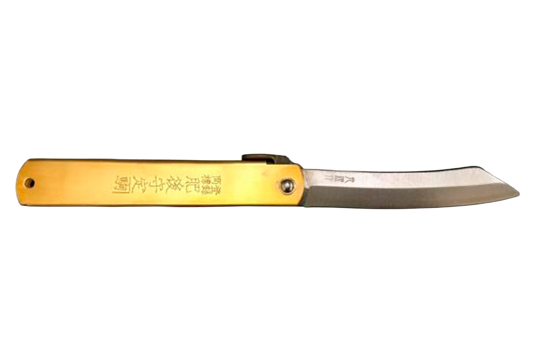 Couteau japonais Higonokami Motosuke Nagao laiton Luxe - 12 cm