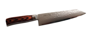 Couteau japonais Tamahagane Tsubame pakkawood - couteau kengata 19 cm