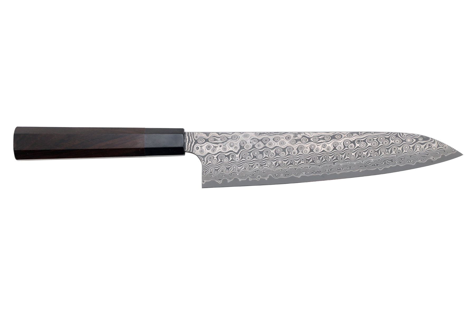 Couteau japonais artisanal Nigara Hamono - Couteau gyuto 24 cm