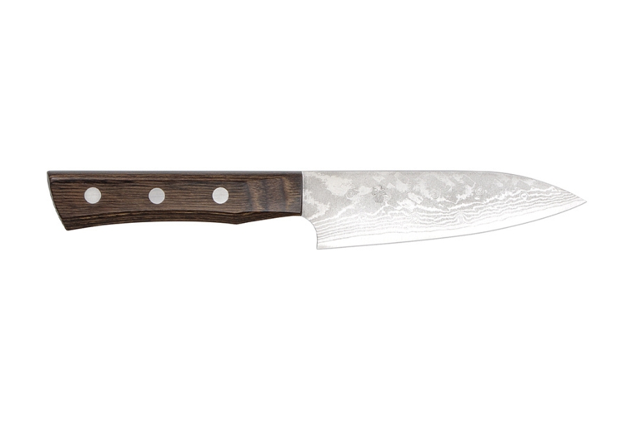 Couteau artisanal Shigeki Brownwood - Couteau petty 12,5 cm