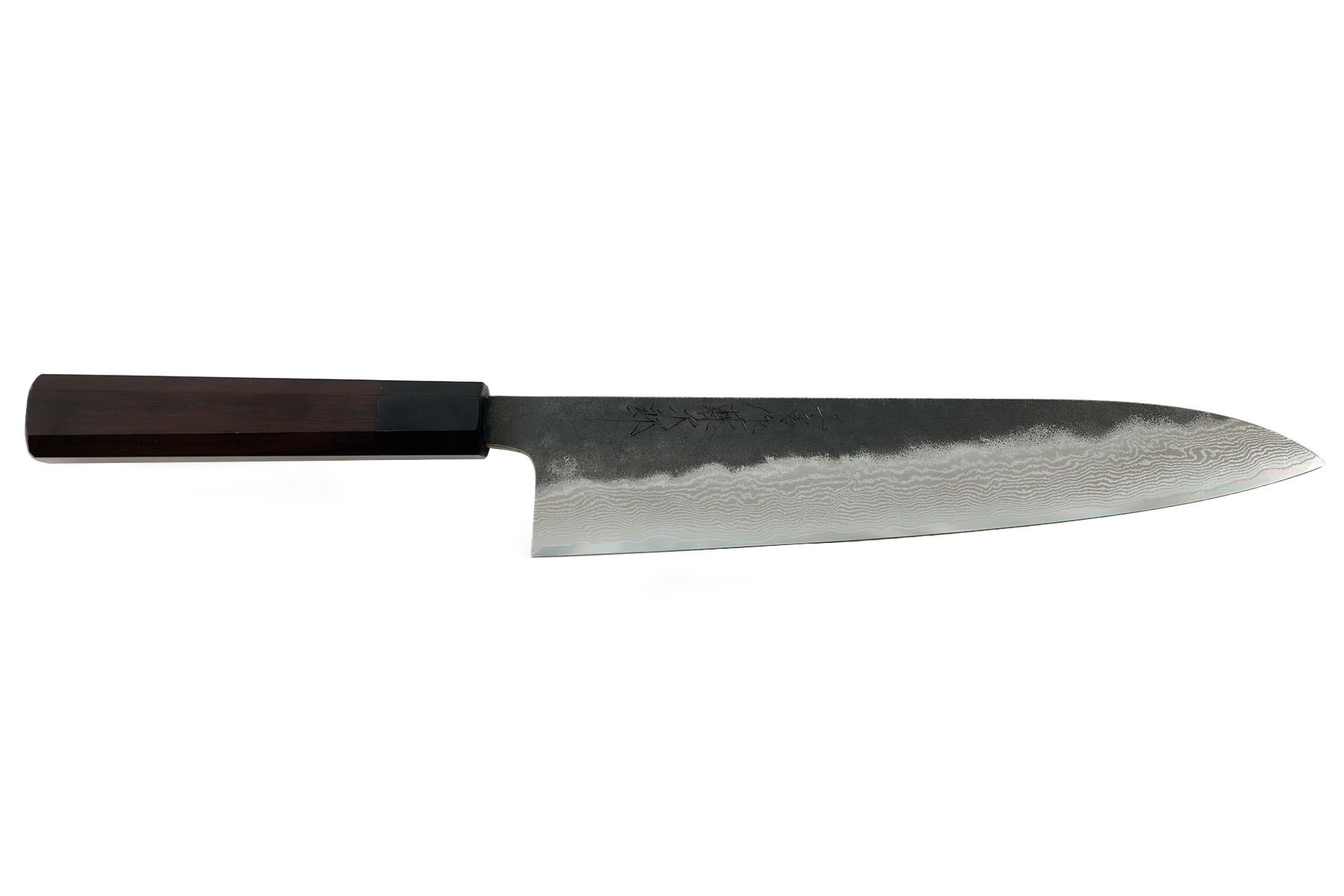 Couteau japonais artisanal Tojiro Handmade VG10 Damas - Couteau gyuto 24 cm