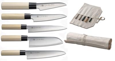 Mallette de 5 couteaux japonais Tojiro Zen