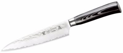 Couteau de cuisine Japonais Tamahagane Hammered 24 cm sujihiki