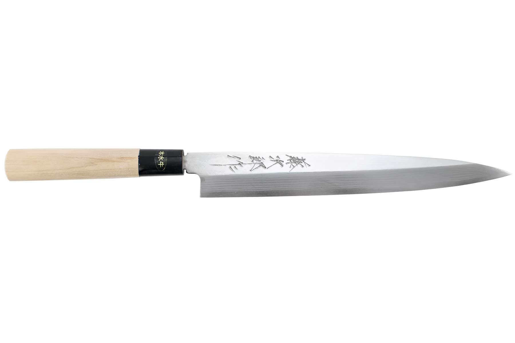 Couteau japonais Tojiro Aogami Damas Yanagi-Sashimi 24 cm