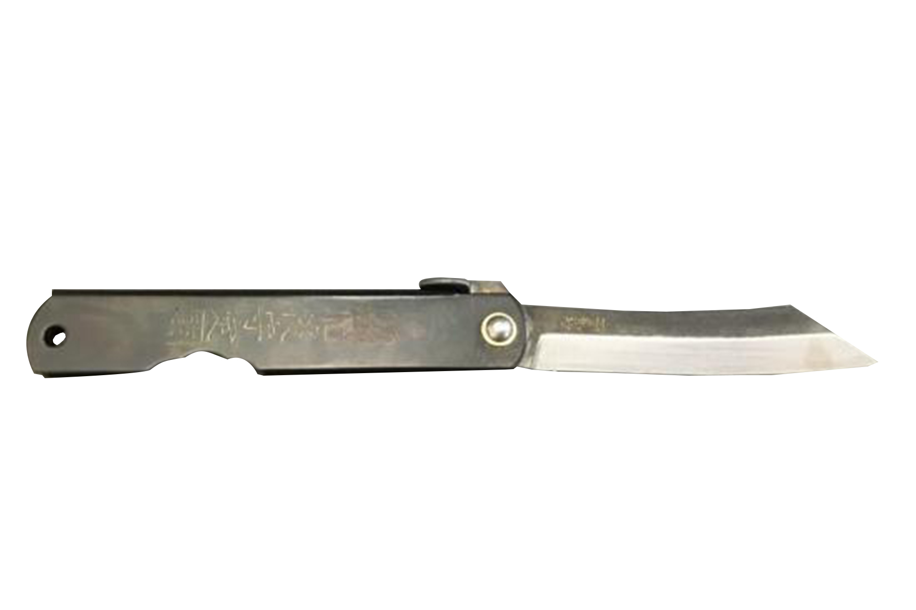 Couteau Higonokami luxe - manche 10 cm acier noir