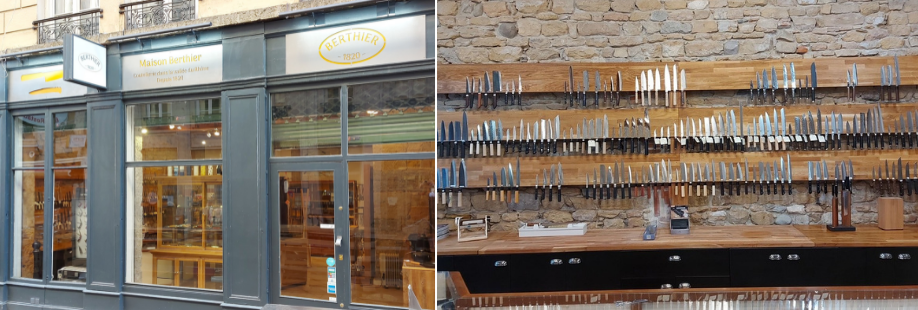 Berthier knife shop in Lyons