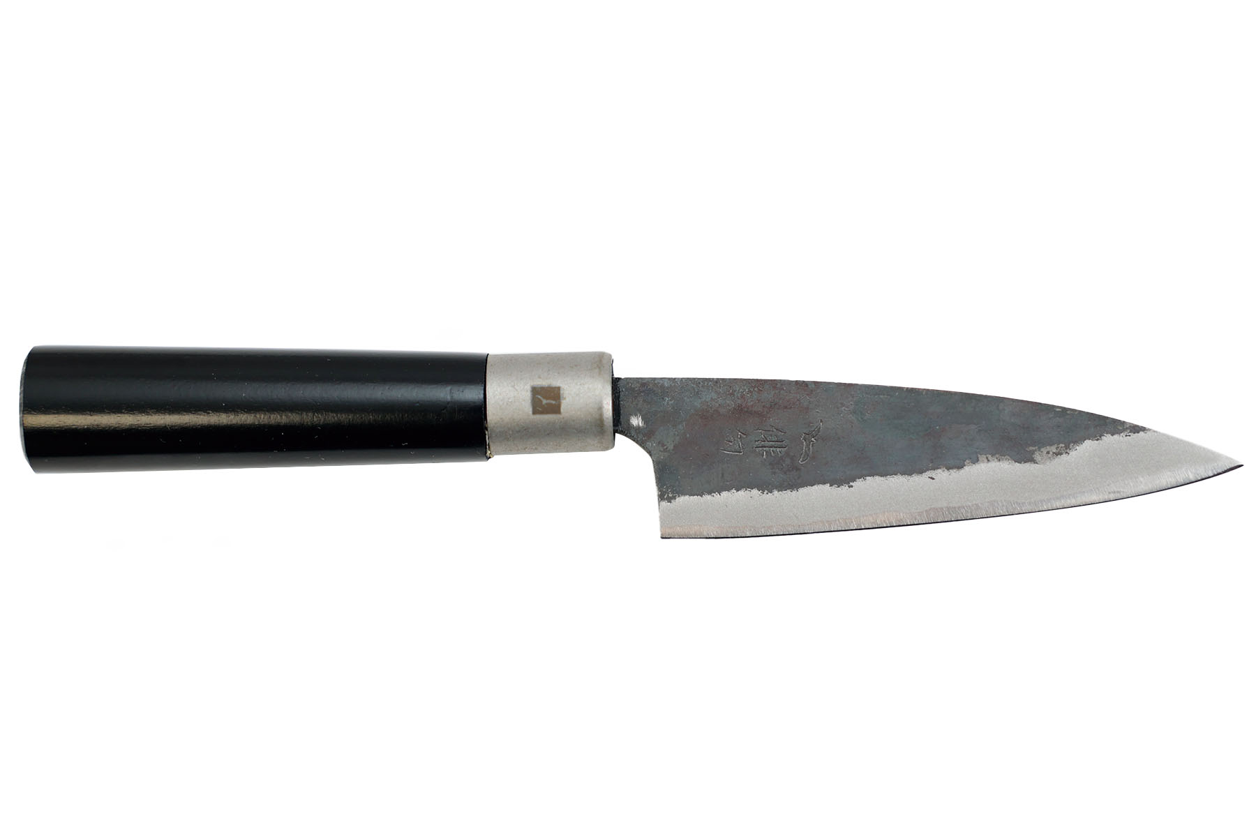 Couteau japonais artisanal Haiku Kurouchi - Couteau ko-yanagi 10,5 cm