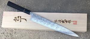 Couteau artisanal "SG-2 Exclusif" de Takeshi Saji - Sujihiki 270 mm