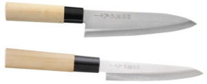 Set de 2 couteaux japonais Jaku Tradition forme Européenne