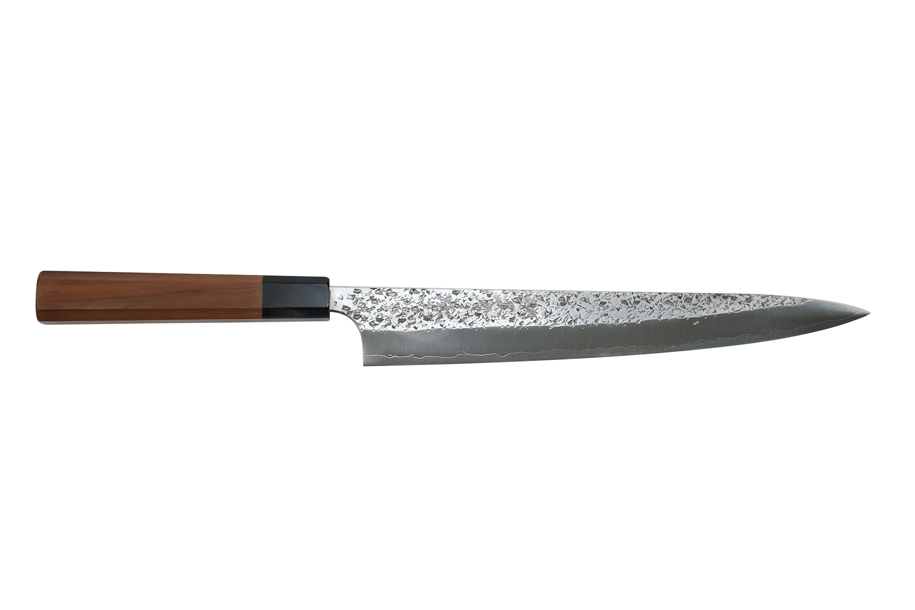 Couteau japonais artisanal de Yu Kurosaki SG2 Shizuku - Couteau sujihiki 27 cm