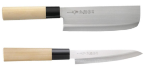 Set de 2 couteaux japonais Jaku Tradition forme vegan