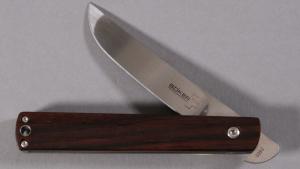 Couteau pliant Wasabi cocobolo de Böker type Higonokami collaboration Kansei Matsuno