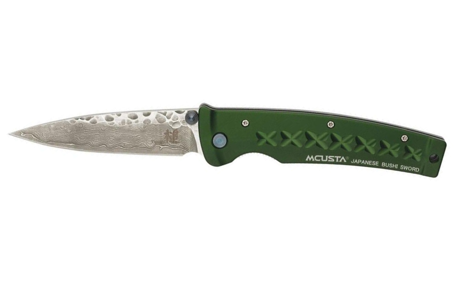 Couteau japonais Mcusta - manche 11 cm aluminium anodisé vert
