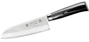 Couteau de cuisine Japonais Tamahagane Hammered 16 cm santoku